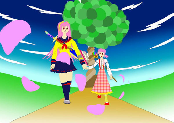 光剣の姉と巫女の妹と姉妹の愛
