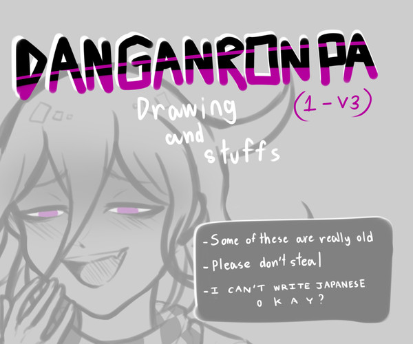 Random Danganronpa drawings #1