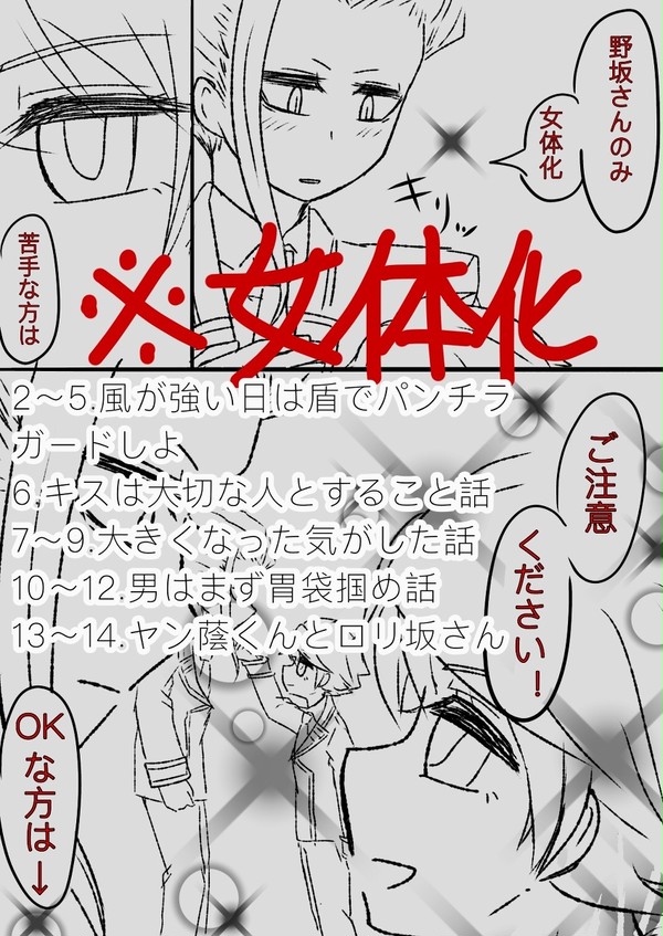 【腐】ついろぐ【にょた】