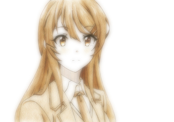 桜島麻衣描いてみた