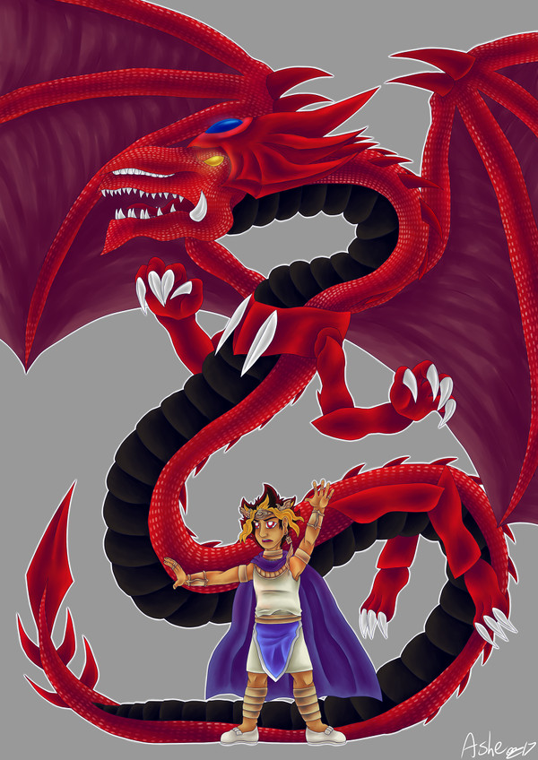 Atem and Slifer