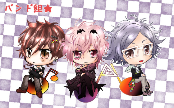 カラマリ　バンド組＆吉成くんのアクスタ画像
