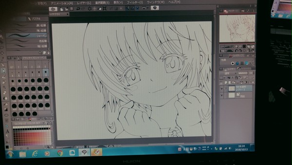 模写下書きさくら