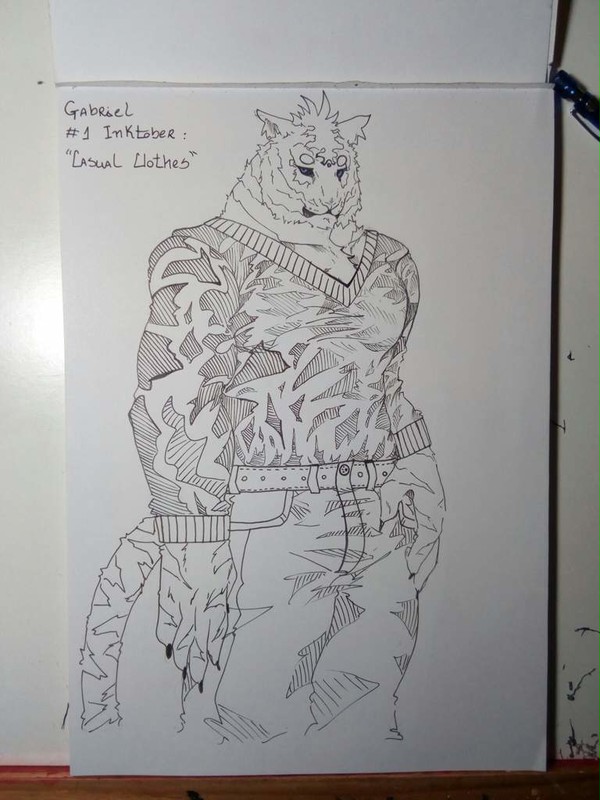 Inktober Challenge #1: Casual