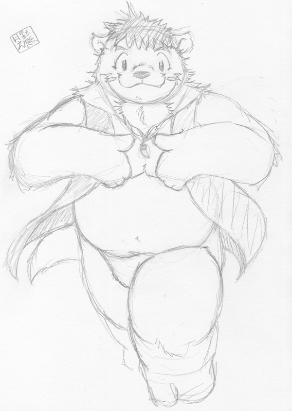 落書き　Dancing Bear