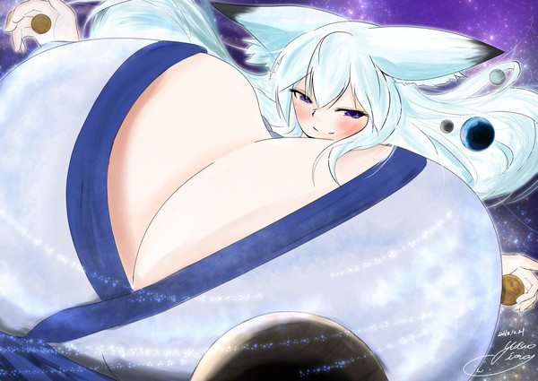 星々を回す白扇さん