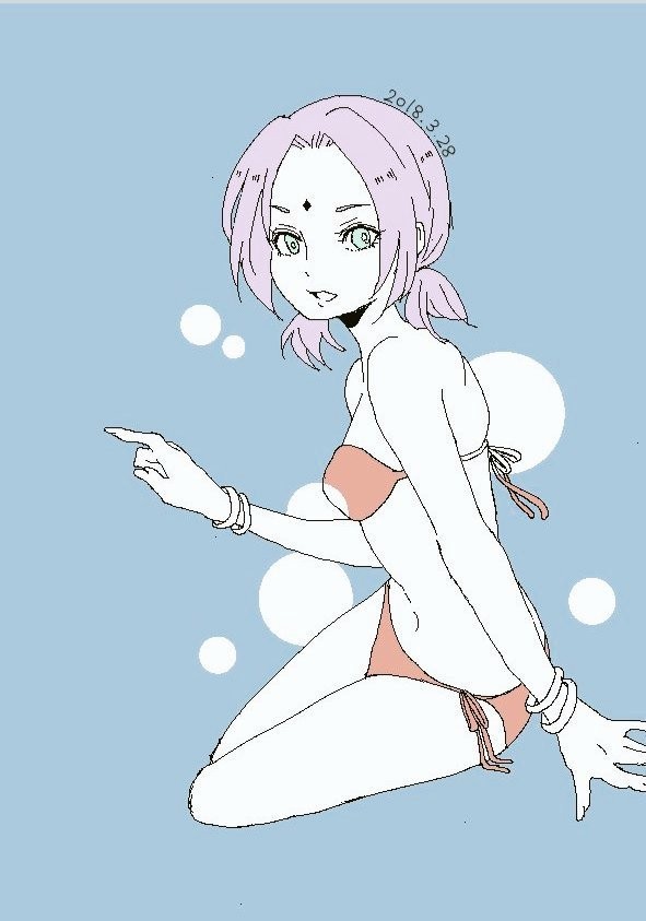 春野サクラ過去絵