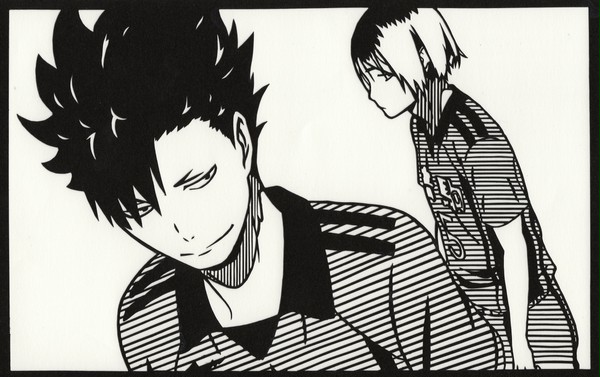 【HQ!!】音駒二人の切り絵