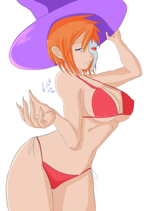 Colored Bikini witch