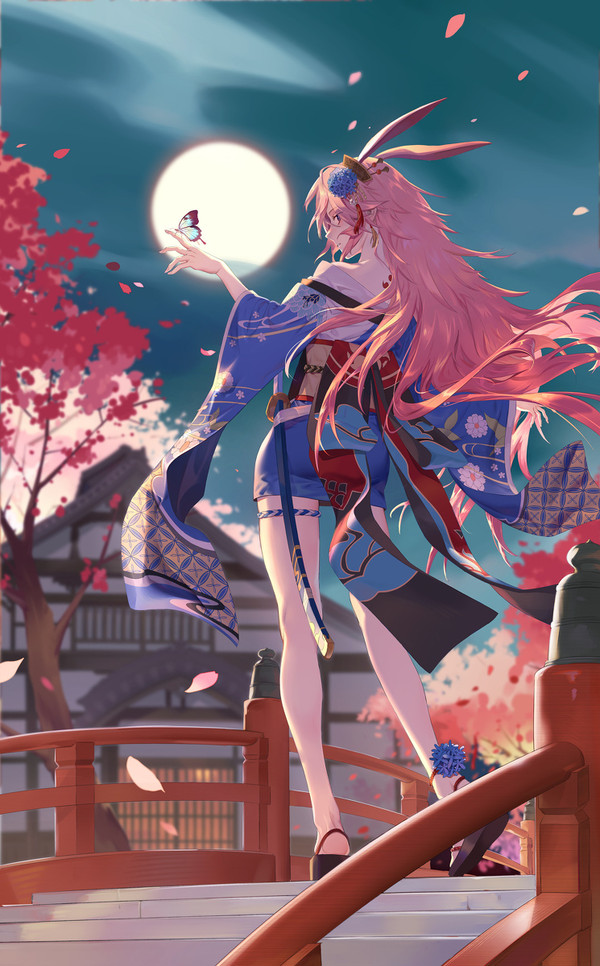 极东月下,信花起舞