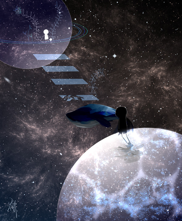 Two lonely planets