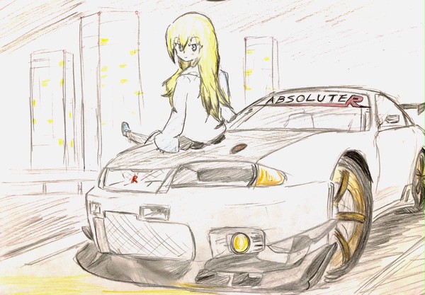 【Pixiv走り屋5】代幡 未春 × GT-R R33