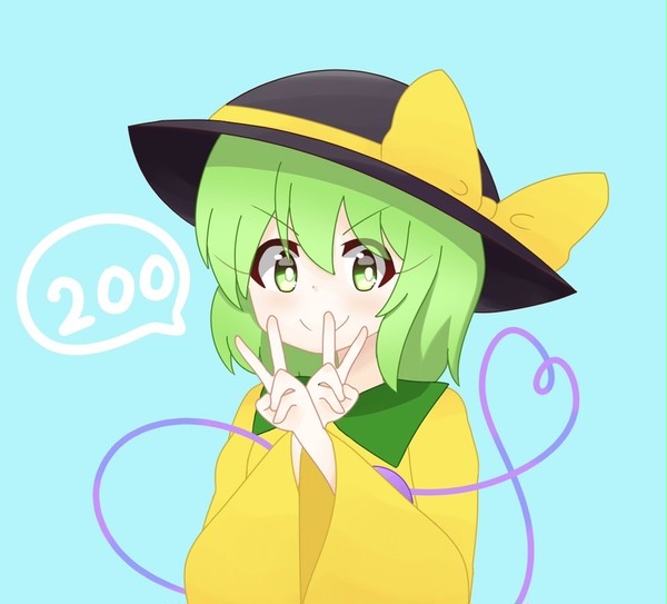こいしちゃんダブルピース?