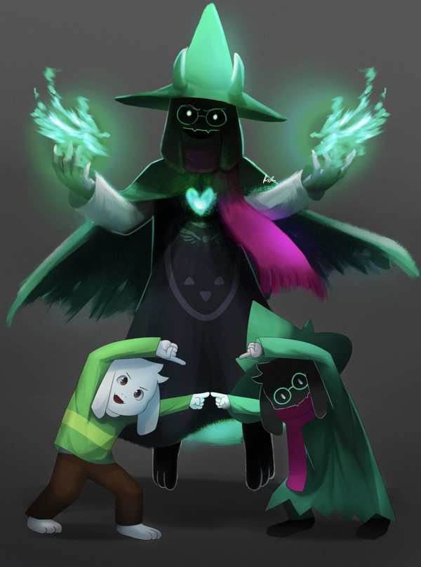 Ralsei + Asriel
