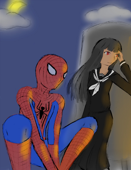 スパイダナクアのファンアートめいたなんか