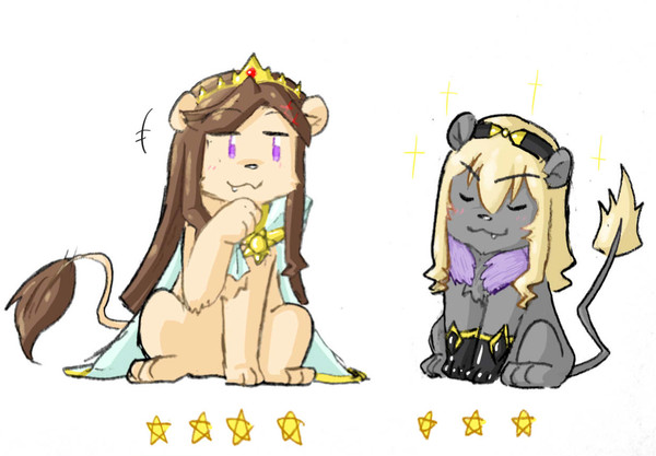 スタリラ天堂獅子とクロ黒獅子