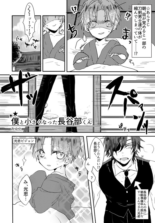 【web再録】アンソロ・寄稿集(燭へし)