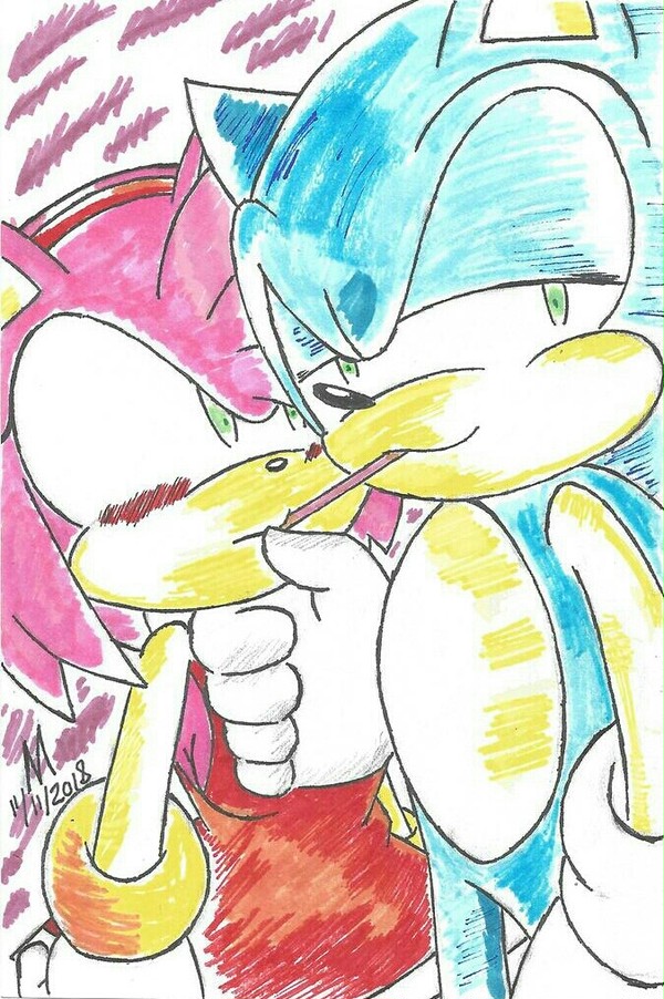 Sonic & Amy Pocky