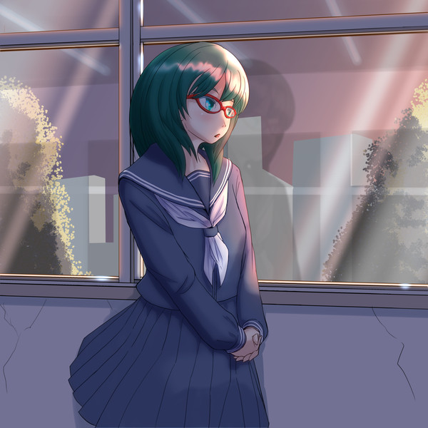 夕暮れ時の