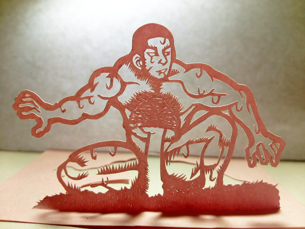 【切り絵】ベニテングタケ