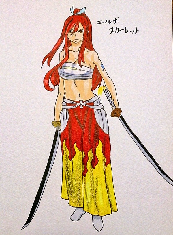 FAIRY TAIL34巻表紙のエルザです