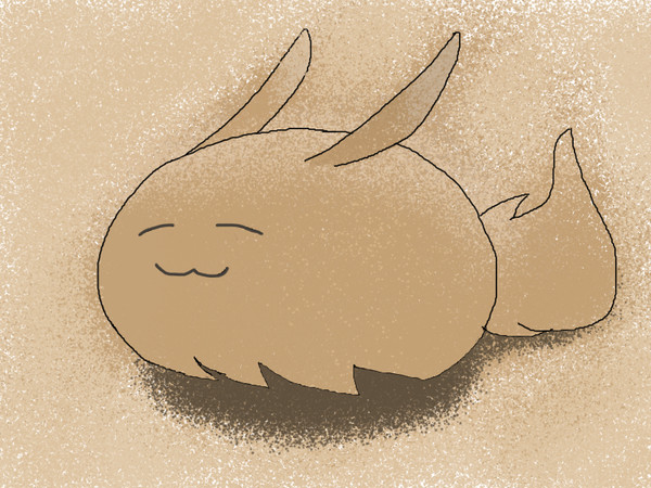 主人公（もこもこボディ）