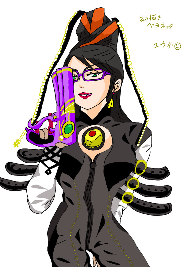 初めて描いたベヨネッタ