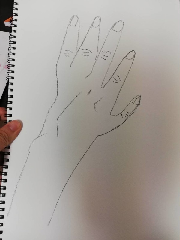 手