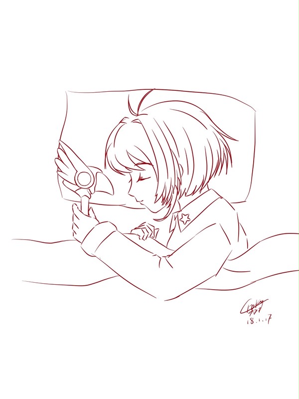 パジャマ姿の桜ちゃん