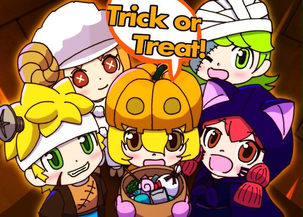 FLOハロウィン絵+らくがき