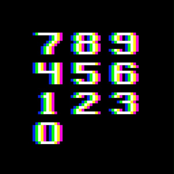 Glitch算用数字