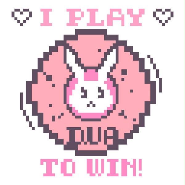 D.va Tシャツ 見て描いた