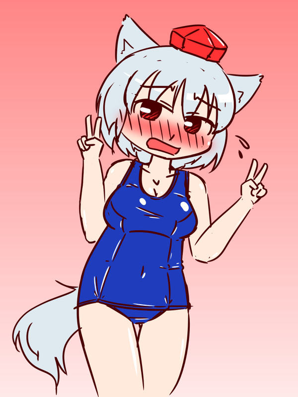 スク水ちゃんもみ