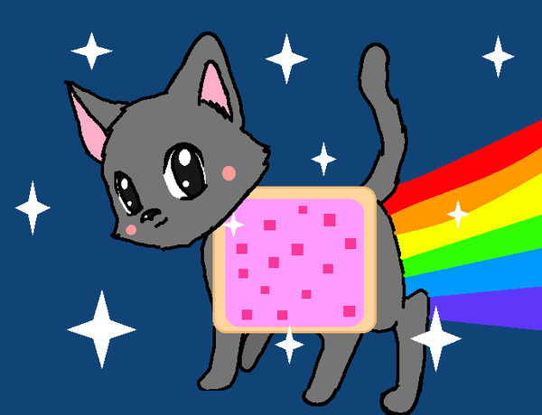 Nyan cat 描いてみた