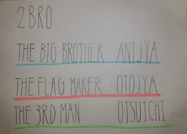 2bro. with killer7 文字デザイン