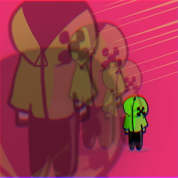 残像だ…