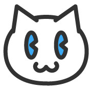 頭のネジがぶっ飛んでるにゃんこ　絵文字