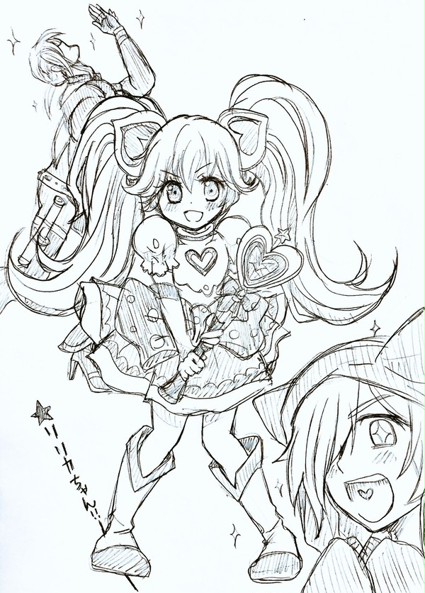 コンパス落書き