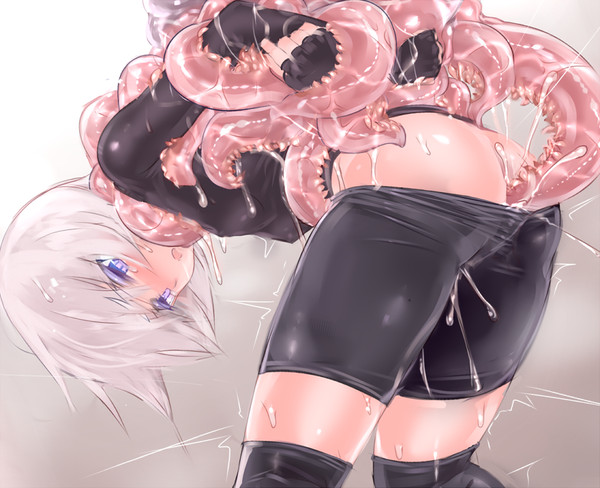 おぶさり触手