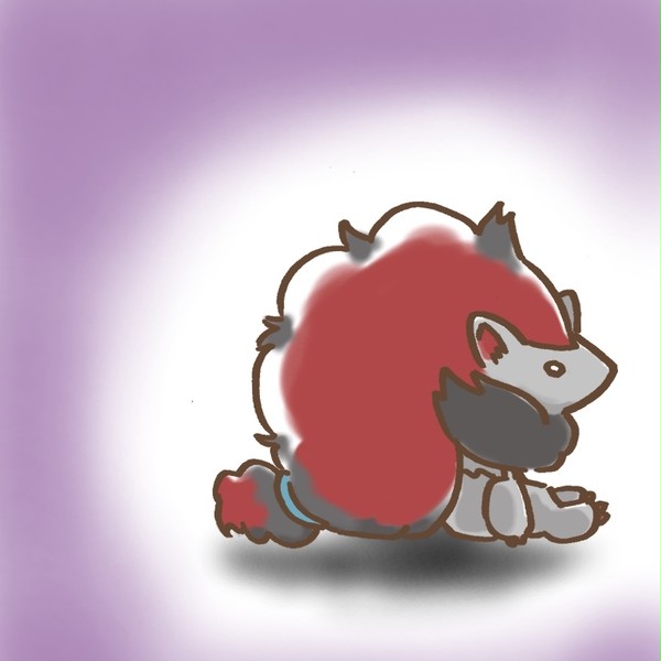 天パで悩むゾロアーク