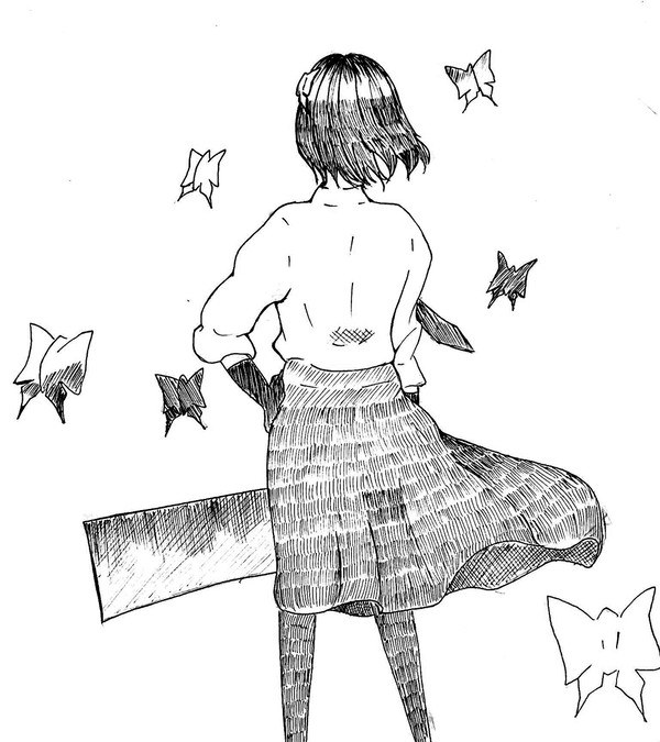 女医の背中
