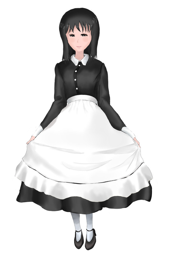 野原 樹実_メイド服