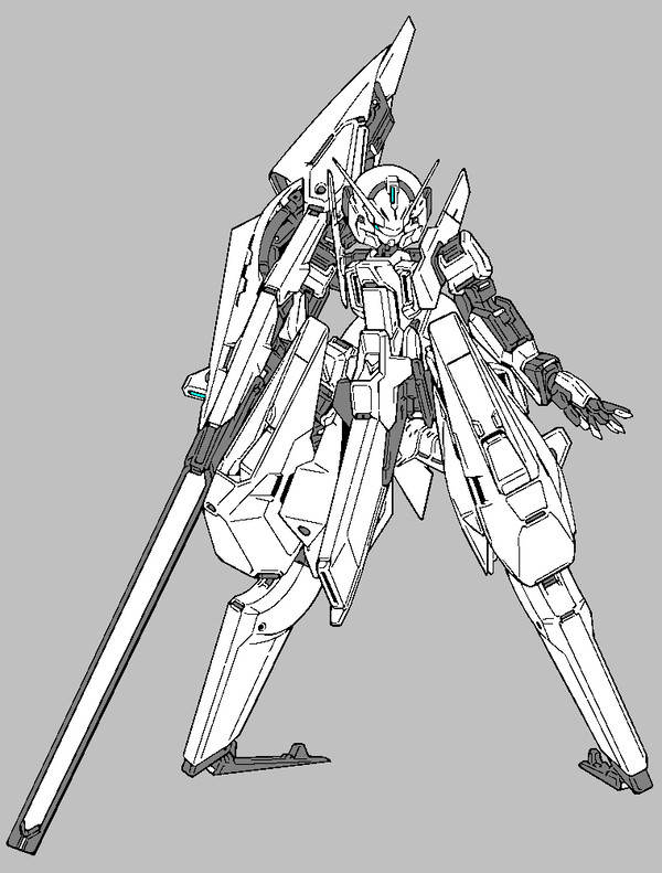 ガンダムTR-6【ウーンドウォート】(塗り絵)