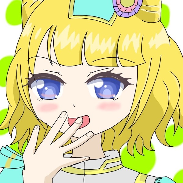アイコン自分用に描いた南みれぃ
