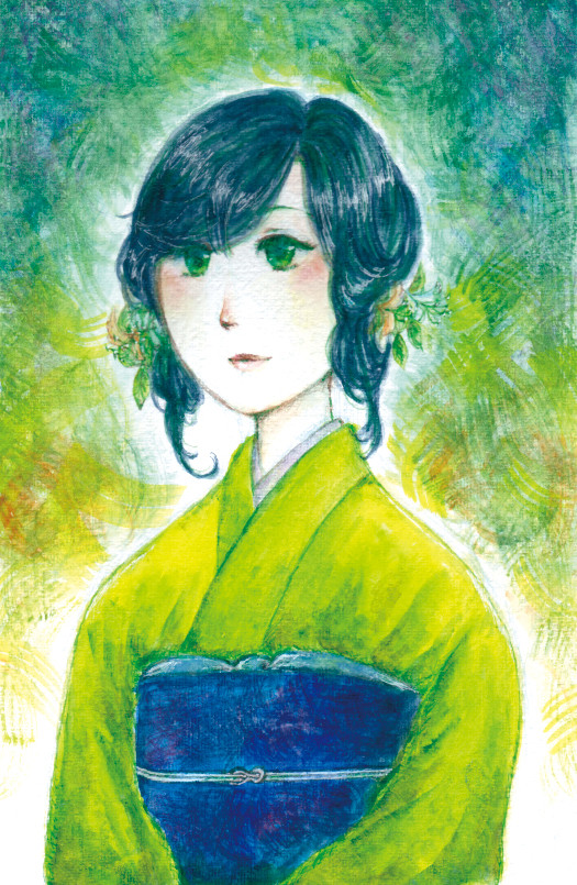 萌黄の着物