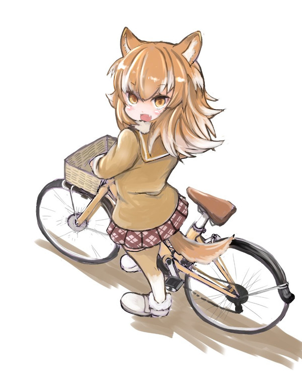 チャリで来た
