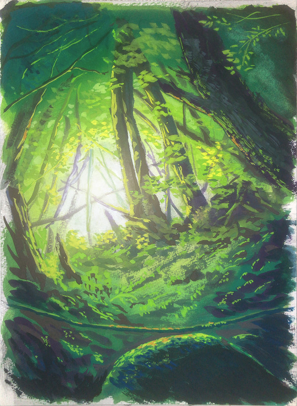森の習作