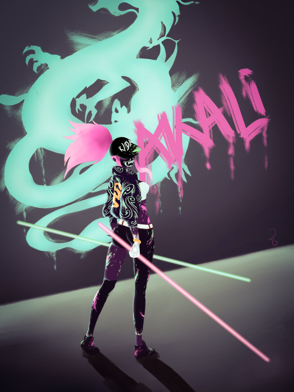 LOL AKALI FANART