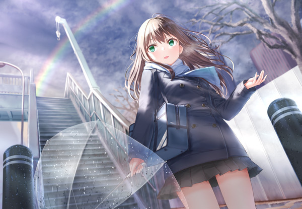 「雨、上がったみたいだね。」 - 1/1