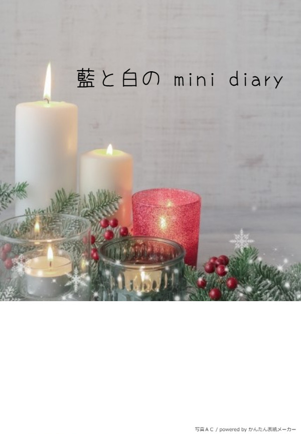 藍と白の mini diary